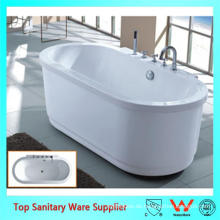 China ovale freistehende Acryl Badewanne